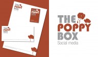 Logo, carte de visite, entête de lettre - The Poppy Box